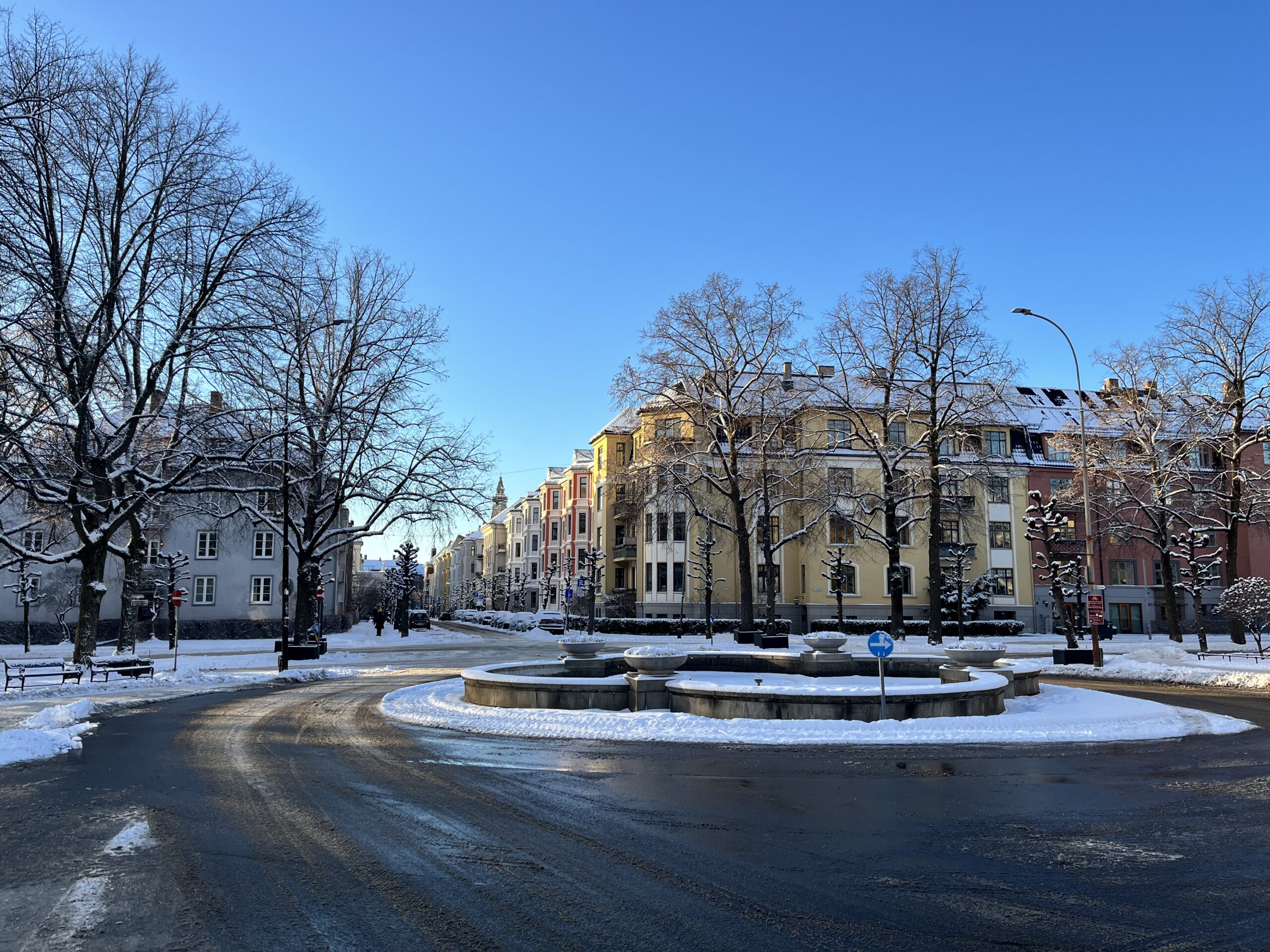 Frogner på Oslo Vest med klassisk bygårdsbebyggelse